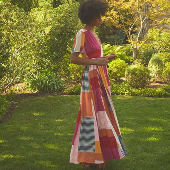 Anthropologie Dresses & Skirts - NWT The Odell's "Helena" Maxi Wrap Dress M